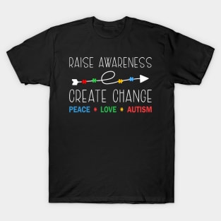 Raise Awareness, Create Change T-Shirt